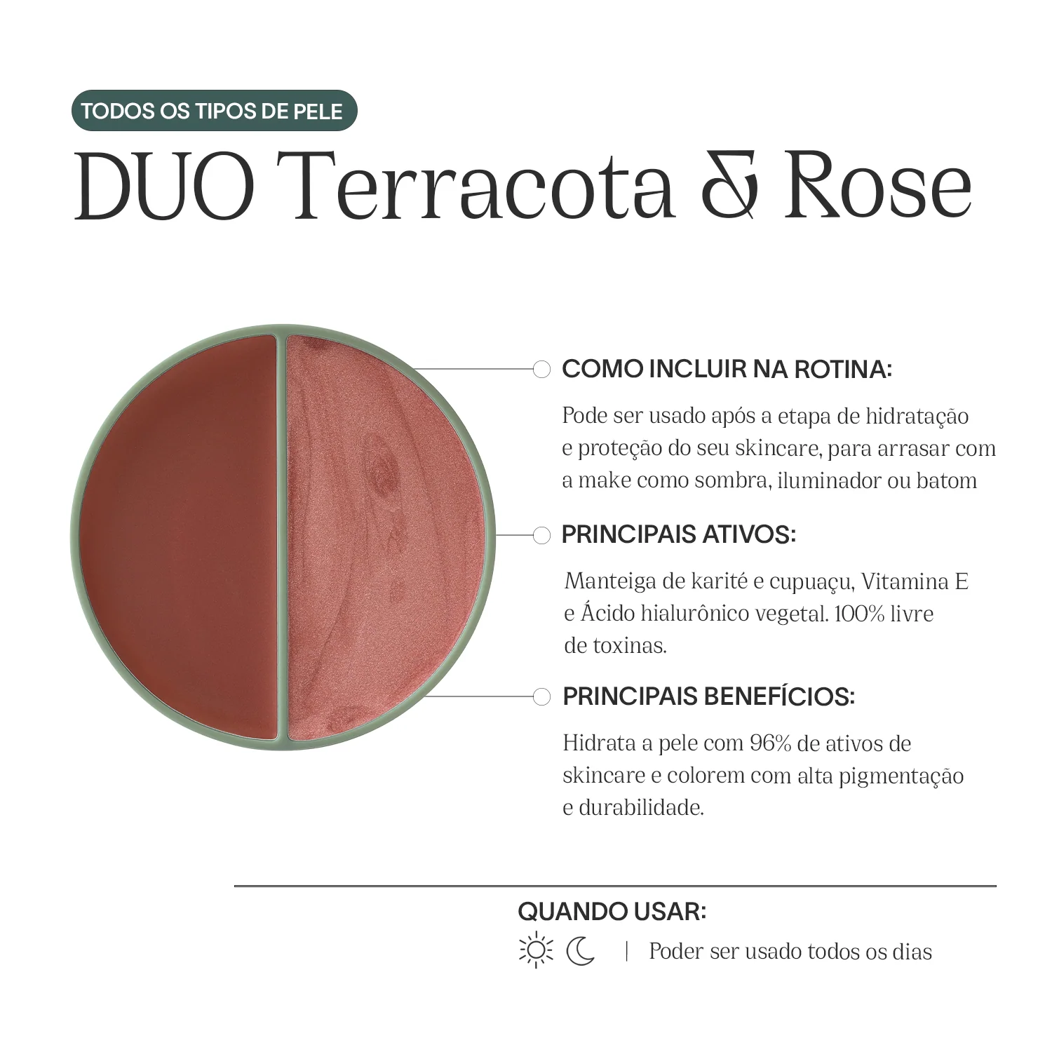 Blush Iluminador Multifuncional | DUO Terracota & Rose - Image 3