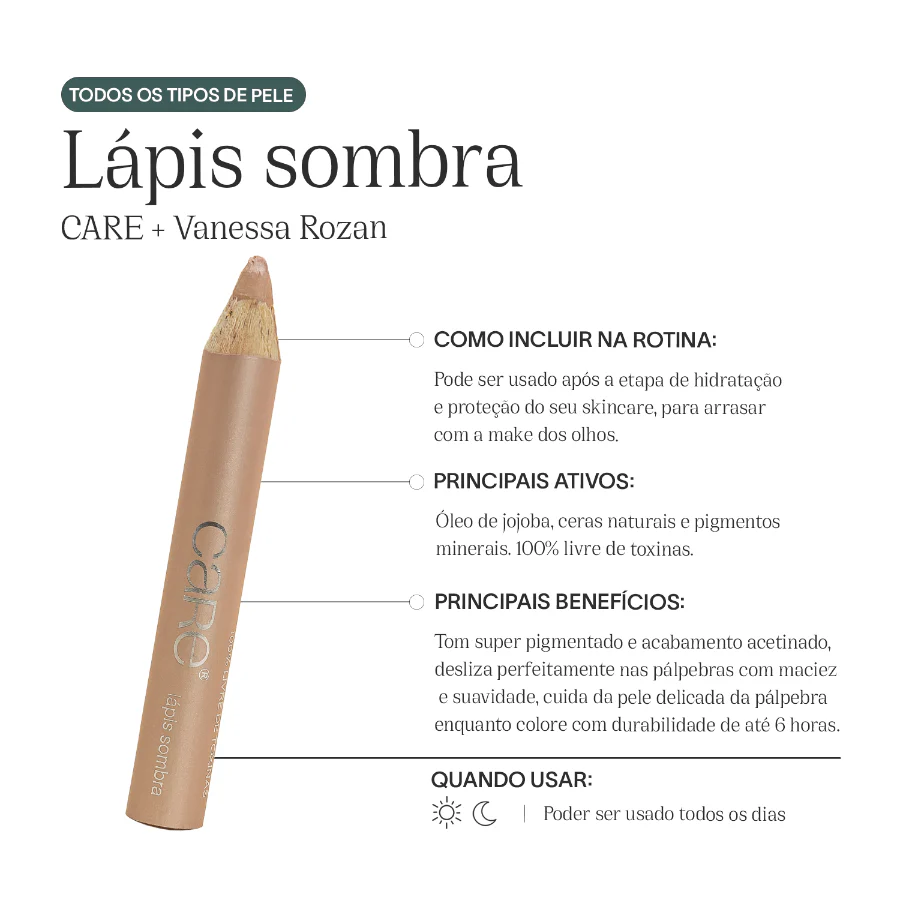 Lápis Sombra Multifuncional | Rose CARE + Vanessa Rozan - Image 5