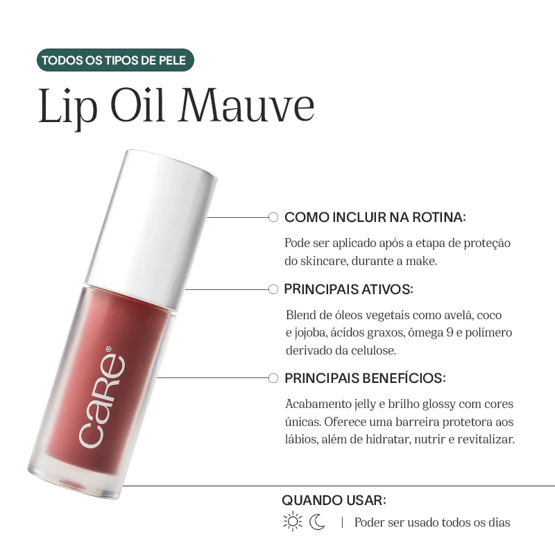 Lip Oil | CARE Mauve - Image 4