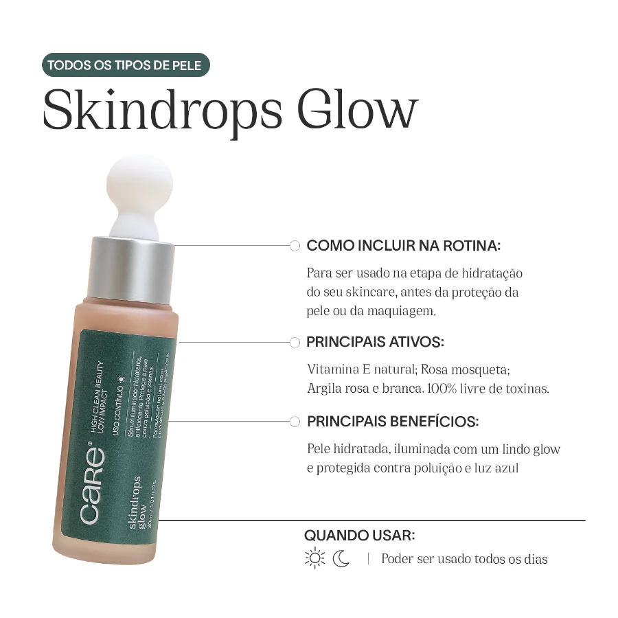 Sérum Hidratante Iluminador Travel Size | Mini Skindrops Glow - Image 3